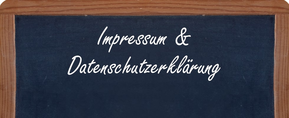 Immpressum und Datenschutzerklärung